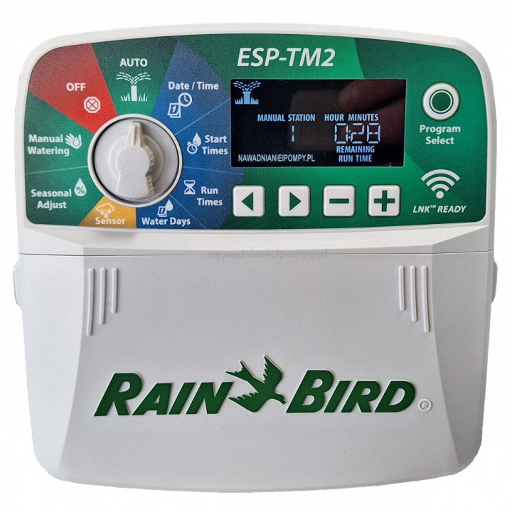 ESP-TM2 6 sekcji wewnętrzny sterownik nawadniania Rain Bird